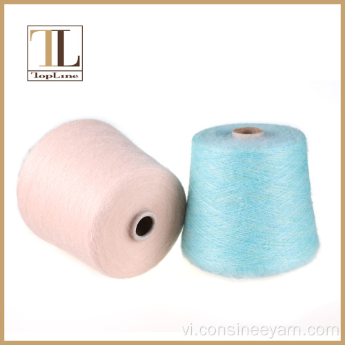 Top len lông cừu merino pha trộn sợi mohair